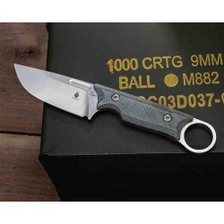 Couteau Kizer Cabox Lame Acier D2 Drop Point Manche Micarta Etui Kydex KI1048A1 - Livraison Gratuite