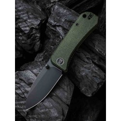 Couteau We Knife Banter Green Lame Acier CPM S35VN Manche Micarta IKBS Linerlock Clip WE2004J - Livraison Gratuite