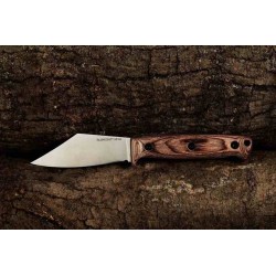 Couteau Ontario Bushcraft Seax Lame Acier 420 Manche Bois Etui Nylon USA ON6300 - Livraison Gratuite