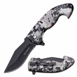 Lot de 3 Couteau Tac-Force A/O Digital Camo Lame Acier 3Cr13 Manche ABS Linerlock TF1043DG - Livraison Gratuite