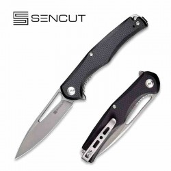 Couteau SENCUT CITIUS Black Manche G10 Lame Acier 9Cr18MoV IKBS Linerlock Clip SA01F - Livraison Gratuite