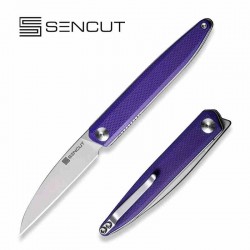 Couteau Sencut Jubil Purple Lame Acier D2 Wharncliffe Manche G10 IKBS Linerlock Clip S200291 - Livraison Gratuite