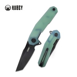 Couteau Kubey Carve Jade Tactical Tanto AUS-10 Blade G10 Handle IKBS Linerlock Clip KUB237F - Livraison Gratuite