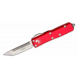 Couteau Microtech 233-10RD UTX-85 AUTO OTF Lame Tanto Acier Premium Manche Alu Red Made USA MCT23310RD - Livraison Gratuite