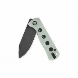 Couteau QSP Canary Jade Folder Lame Acier 14C28N Blackwash Manche G10 IKBS Linerlock Clip QS150E2 - Livraison Gratuite