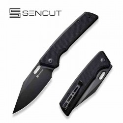 Couteau Sencut GlideStrike Black Lame Acier 9Cr18MoV Clip Point Manche G10 IKBS Linerlock Clip S230181 - Livraison Gratuite