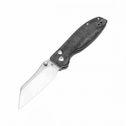 Couteau Kizer Cryptid Clutch Lock Lame Acier 154CM SW Reverse Tanto Manche Micarta IKBS Clip KIV3657C1 - Livraison Gratuite