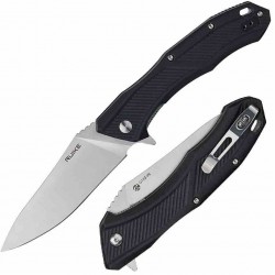 Couteau RUIKE D198 Black Manche Polymer Lame Acier 8Cr13Mov SW Linerlock Clip RKED198PB - Livraison Gratuite