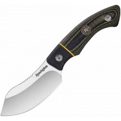 R15637 Couteau Remington Caping Hunter Lame Acier D2 Manche G10 Etui Cuir - Livraison Gratuite