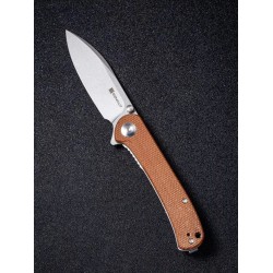 Couteau SENCUT Scepter Brown Manche Micarta Lame Acier 9Cr18MOB IKBS Linerlock CLip SA03D - Livraison Gratuite