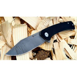 Couteau SENCUT Snap Black Manche G10 Lame Acier 9Cr18MOB IKBS Linerlock CLip SA05BV1 - Livraison Gratuite