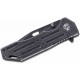 Couteau Kershaw Lifter Framelock A/O Lame Tanto Acier 3Cr13 Manche Acier Blackwash KS1302BWX - Livraison Gratuite