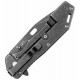 Couteau Kershaw Lifter Framelock A/O Lame Tanto Acier 3Cr13 Manche Acier Blackwash KS1302BWX - Livraison Gratuite