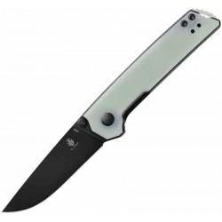 Couteau Kizer Cutlery Mini Domin Jade Manche G10 Lame Acier N690 Black IKBS Liner Lock Clip KIV3516N7 - Livraison Gratuite