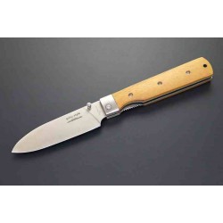 Couteau Kanetsune Gaku Style Manche Bois Lame Acier 440 Linerlock KCGA001 - Livraison Gratuite