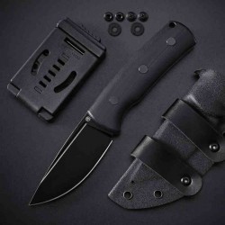 Couteau Petrified Fish Beluga Black Manche G10 Lame Blackwash Acier N690 Etui Kydex Teck Lock PFKP01FDW - Livraison Gratuite