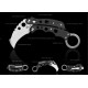 Mantis Vuja De Karambit - Couteau Balisong Karambit Mantis Acier M-VX Mange G-10 Made In USA MANMK4 - Livraison Gratuite