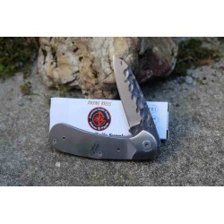 Couteau A Assembler Premium Knife Supply Wolverine Linerlock Lame Martelée PKSSCF81 - Livraison Gratuite