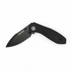 Couteau EIKONIC Kasador Black Lame Acier D2 Blackwash Manche Micarta IKBS Liner Lock Clip EKC331BB - Livraison Gratuite