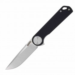 Couteau Marble's Black Manche Micarta Lame Acier D2 Drop Point Linerlock MR689 - Livraison Gratuite