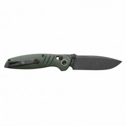 Couteau Vosteed Corsair Green Lame Acier Nitro-V BLK Manche Micarta Crossbar Lock IKBS Clip VOSCSNPMN - Livraison Gratuite