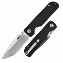 Couteau CJRB Cutlery Nova Black Manche G10 Lame Tanto Acier AR-RPM9 IKBS Liner Lock Clip J1937BK - Livraison Gratuite