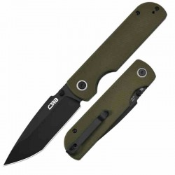 Couteau CJRB Cutlery Nova Green Manche G10 Lame Tanto Acier AR-RPM9 BLK IKBS Liner Lock Clip J1937BGN - Livraison Gratuite