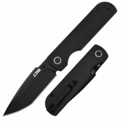 Couteau CJRB Cutlery Nova Black Manche G10 Lame Tanto Acier AR-RPM9 BLK IKBS Liner Lock Clip J1937BBK - Livraison Gratuite