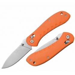 Couteau Camillus Rovax Orange Lame Acier 420 Manche GFN Cuda Lock Clip CM19620 - Livraison Gratuite