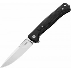 Couteau LionSteel Skinny Black Lame Acier CPM-Magnacut Black Manche Alu/Micarta IKBS Italy LSTSK01ABS - Livraison Gratuite