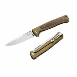 Couteau LionSteel Skinny Green Lame Acier CPM-Magnacut Manche Alu/Micarta Frame Lock IKBS Italy LSTSK01AGS - Livraison Gratuite