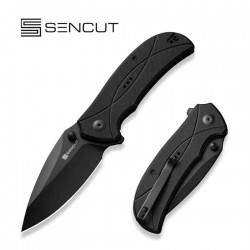 Couteau Sencut Hyrax Black Manche G10 Lame Acier 9Cr18MoV Black IKBS Linerlock Clip S230971 - Livraison Gratuite