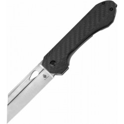 Couteau Kizer Huldra Manche FCarbone/Titane Lame Tanto Reverse Acier S45VN Frame Lock IKBS KI3665A2 - Livraison Gratuite