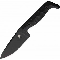 Couteau Cobratec Knives Kingpin Lame Acier D2 Black Manche G10 Etui Kydex CBTKPBLK - Livraison Gratuite