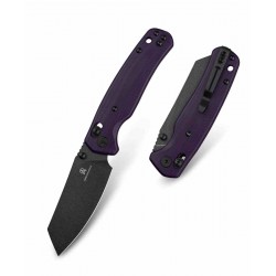 Couteau BESTECHMAN CICADA'S WING Purple Lame Acier 10Cr15MoV Blk Manche G10 B-Lock Clip BTKMK06B - Livraison Gratuite