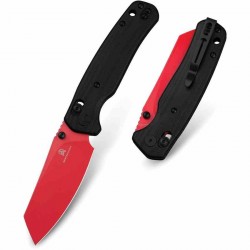 Couteau BESTECHMAN CICADA'S WING Black Lame Acier 10Cr15MoV Red Manche G10 B-Lock Clip BTKMK06F - Livraison Gratuite