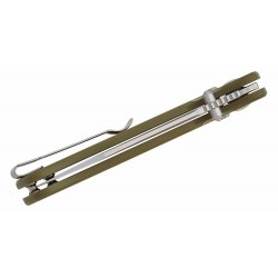 Couteau CJRB Shale Green Manche G10 Lame Acier AR-RPM9 SW Crossbar Lock IKBS Clip J1943GN - Livraison Gratuite