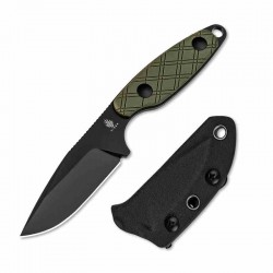 Couteau Kizer Muskrat Green Manche G10 Lame Acier D2 Etui Kydex KI1064A1 - Livraison Gratuite