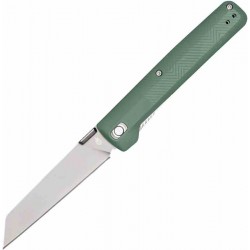 Couteau Gerber Pledge Baltic Haze Lame Wharncliffe Acier 7Cr17MoV Manche GRN Linerlock Clip G1067526 - Livraison Gratuite