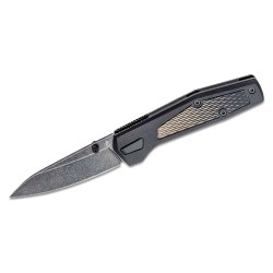 Couteau Gerber Fuse Black Manche GRN Lame Acier 7Cr17MoV Linerlock Clip G4063 - Livraison Gratuite