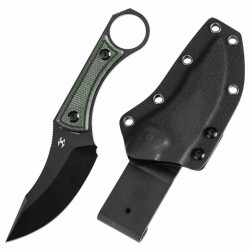 Couteau Kansept Niko Green Manche Micarta Lame Acier D2 Blk Etui Kydex KG004A2 - Livraison Gratuite