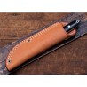 Couteau Bark River Kwaiken Black Manche Micarta Lame Acier S35VN Étui Cuir Made USA BA99KWMBC - Livraison Gratuite