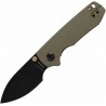 Couteau Vosteed Raccoon Cub OD Green Lame Acier 14C28N Manche G10 IKBS Linerlock Clip VOSA3602 - Livraison Gratuite