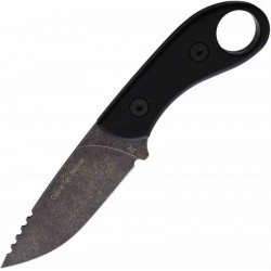 Couteau Cobratec Knives Skinner Black Manche G10 Lame Acier D2 Etui Kydex CBTSD2DNS - Livraison Gratuite