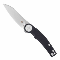 Couteau Cobratec Gladiator Black Manche G10 Lame Acier S35VN IKBS Linerlock Clip CBTGLRBLKS35 - Livraison Gratuite