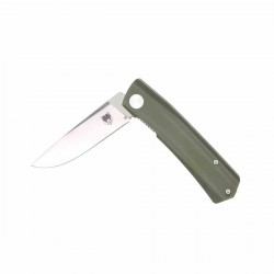 Couteau Cobratec Knives Serpent OD Green Manche G10 Lame Acier D2 IKBS Linerlock Clip CBTSRPODG - Livraison Gratuite