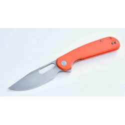 Couteau Eutektik Trinity Orange Manche G-10 Lame Acier 14C28N SW Linerlock Clip EUT002 - Livraison Gratuite