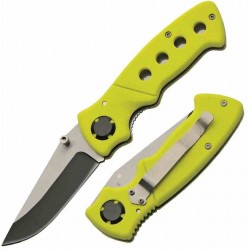 Lot de 3 Couteau Rite Edge Hollow Neon Manche Abs Lame Acier 3Cr13 Clip Linerlock CN211581YW - Livraison Gratuite