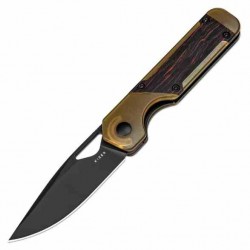 Couteau Kizer Cutlery Mini Militaw PEI Manche Ultem/G-Mascus Lame Acier Nitro-V Linerlock Clip KIV3634SA1 - Livraison Gratuite