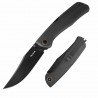 Couteau Ruike P882 Black Manche G10 Lame Acier 12C27 Black Lockback Clip RKEP882B - Livraison Gratuite